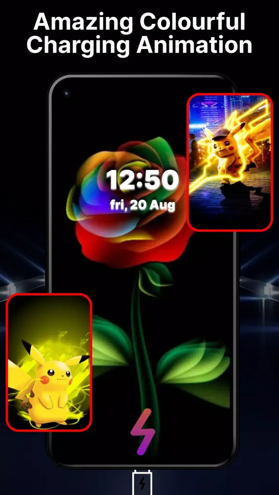 Battery Charging Animation Art Screenshots