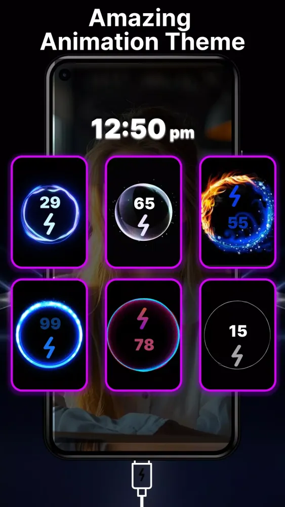Battery Charging Animation Art Screenshots