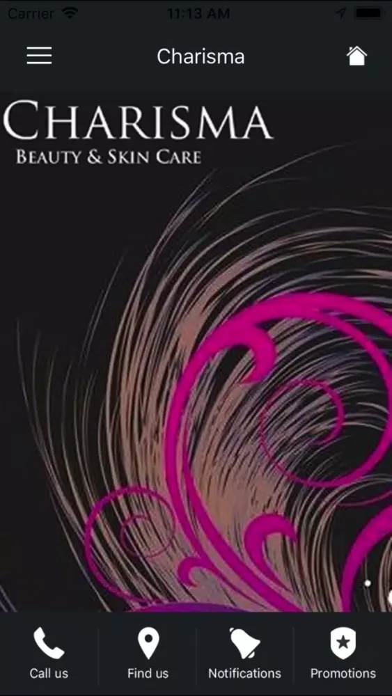 Capturas de tela do Charisma Beauty & Skincare