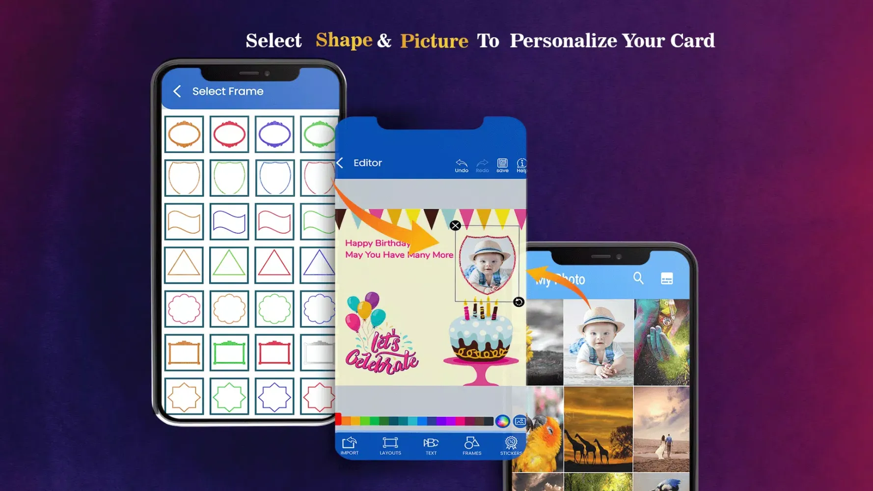 Скриншоты DIY Wishes Greeting Card Maker