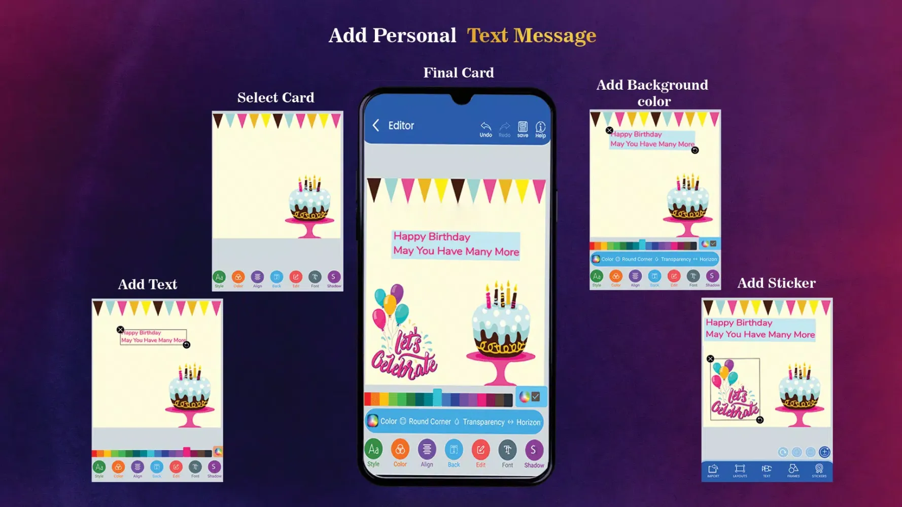 Скриншоты DIY Wishes Greeting Card Maker