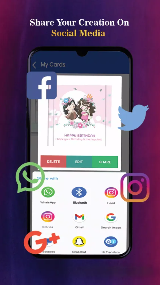 Скриншоты DIY Wishes Greeting Card Maker