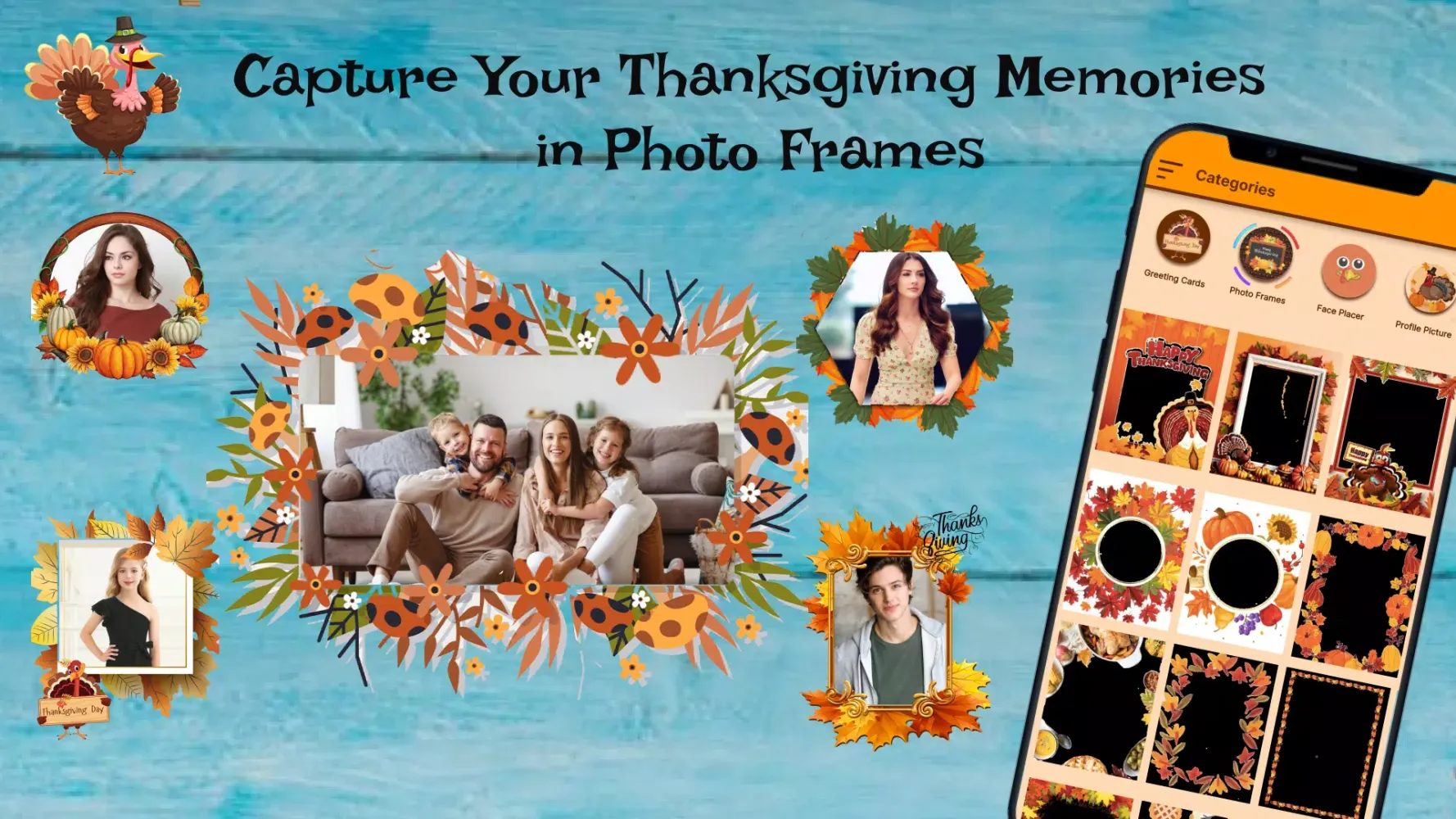 Thanksgiving Photo Frames 2024 スクリーンショット