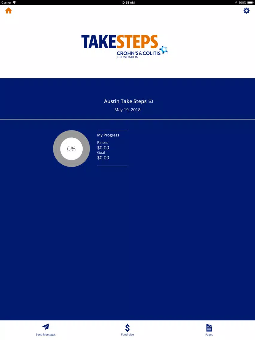 Tangkapan layar Take Steps - Crohn’s & Colitis iPad 