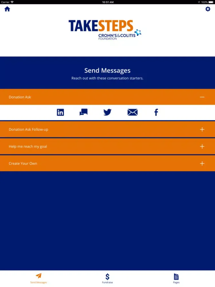 Take Steps - Crohn’s & Colitis iPad 應用截圖