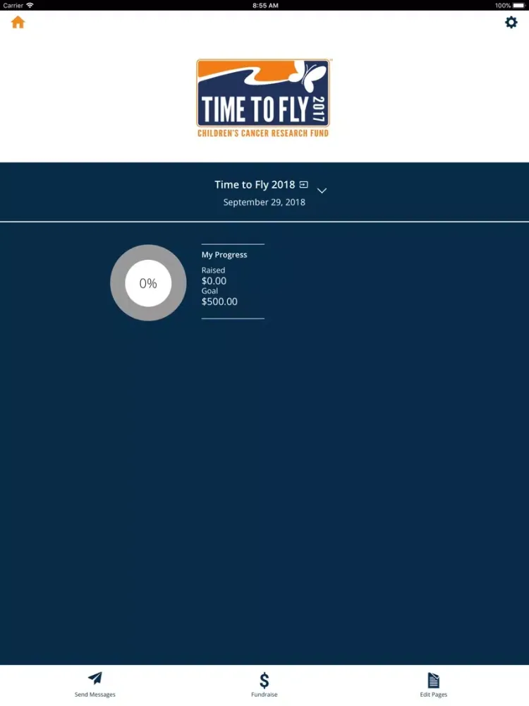 Time to Fly benefiting CCRF iPad  سکرین شاٹس