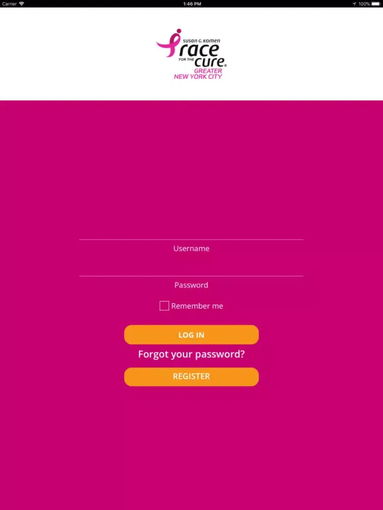 Susan G Komen NYC iPad 應用截圖
