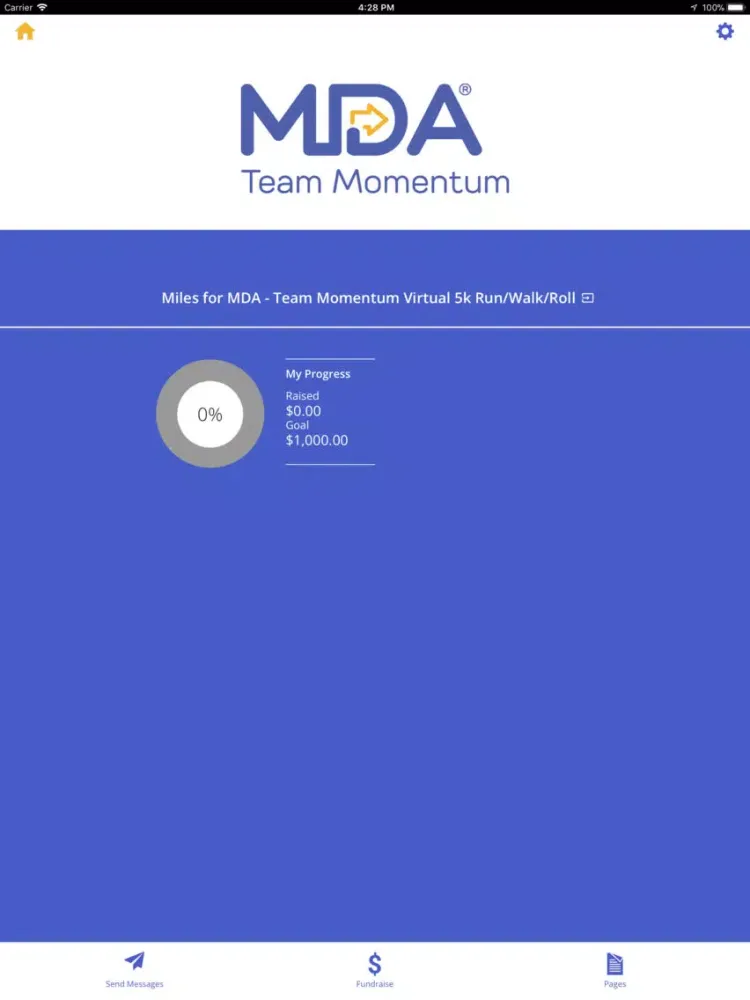 MDA Fundraising iPad  Ekran Görüntüleri