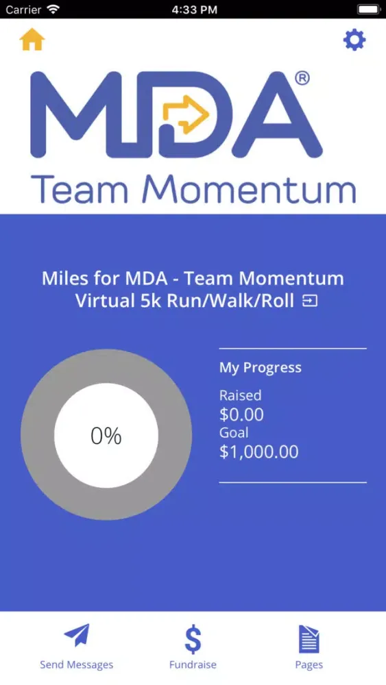 MDA Fundraising Ekran Görüntüleri