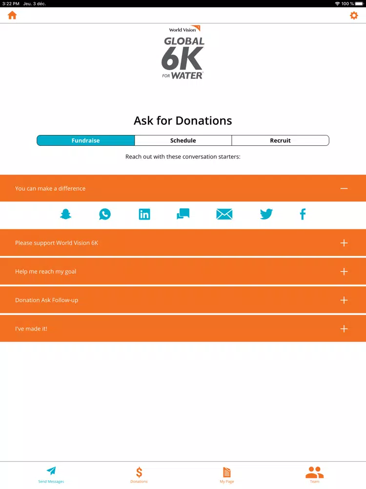 World Vision 6K iPad  スクリーンショット