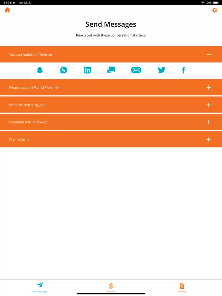 World Vision 6K iPad  スクリーンショット