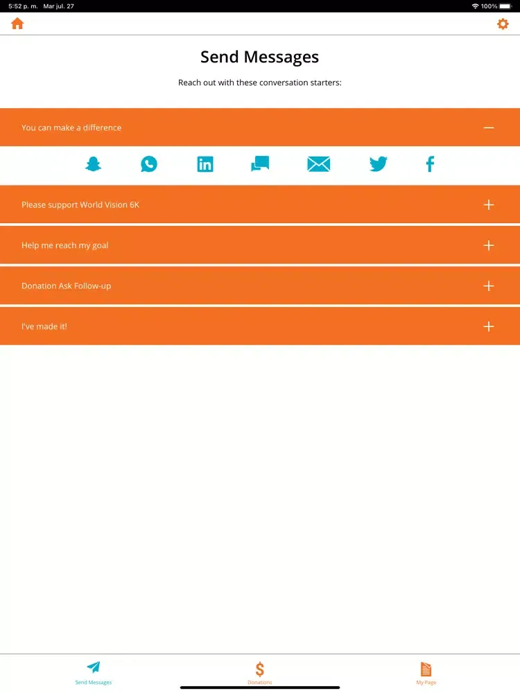 Screenshot di World Vision 6K iPad 