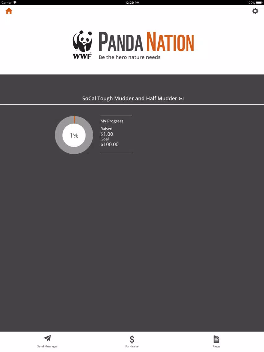ภาพหน้าจอของ Panda Nation Athletics iPad 