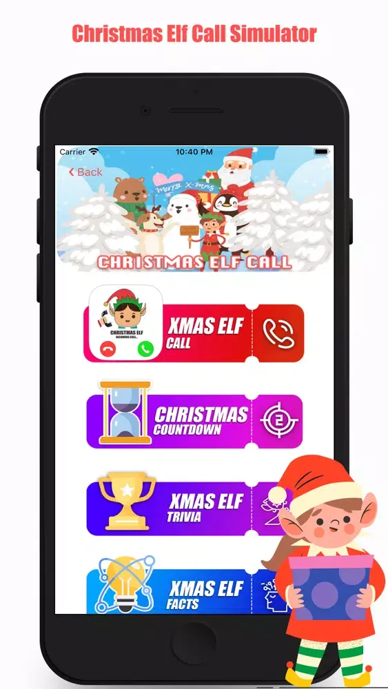 Скриншоты Christmas Elf Call Simulator