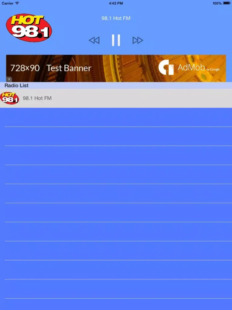 Radio Gibraltar – Las radios Gibraltar - Free Gibraltar Radio iPad  スクリーンショット