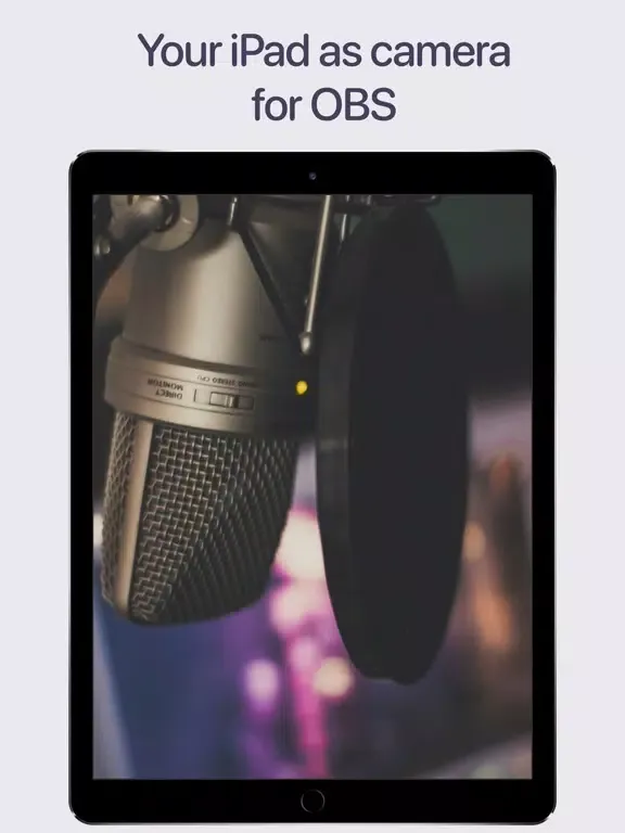 Clear Camera for OBS iPad  Ekran Görüntüleri