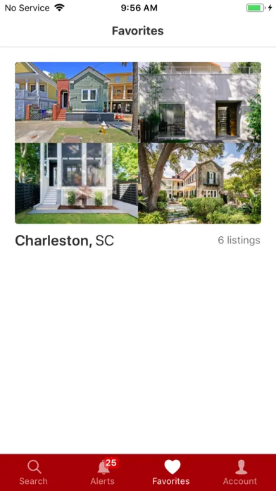 Tangkapan skrin Charleston GPS