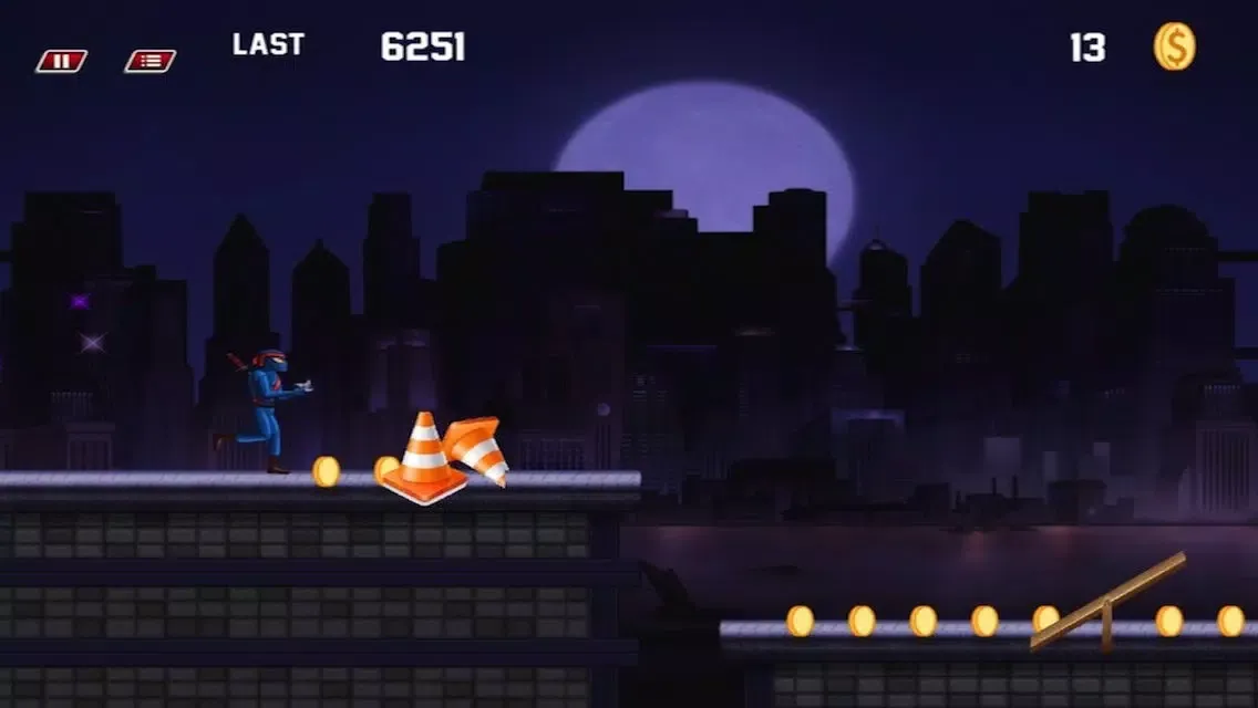 Скриншоты Ninja Dark City Run-Free