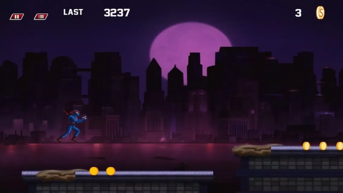 Скриншоты Ninja Dark City Run-Free