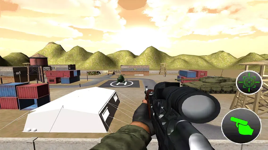 Charlie Heli Sniper Shot : 3D Mobile Kill-er Strik Ekran Görüntüleri