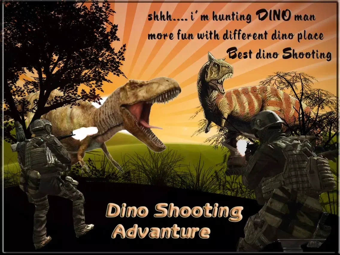 Dino Shooting Adventure In Jungle And Desert : The Shooting Game pro iPad  Screenshots