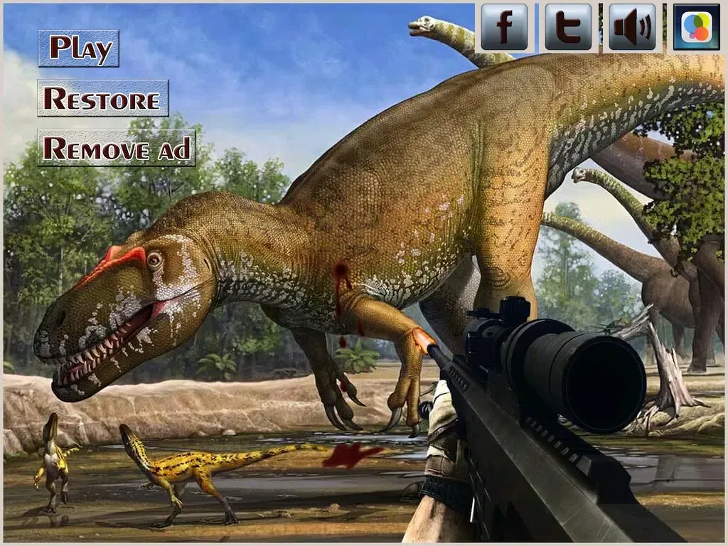 Dino Shooting Adventure In Jungle And Desert : The Shooting Game pro iPad  Screenshots