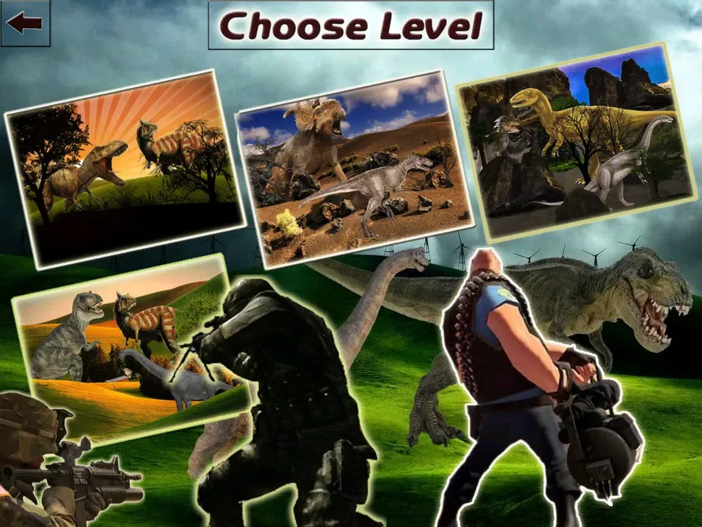 Dino Shooting Adventure In Jungle And Desert : The Shooting Game pro iPad  Screenshots
