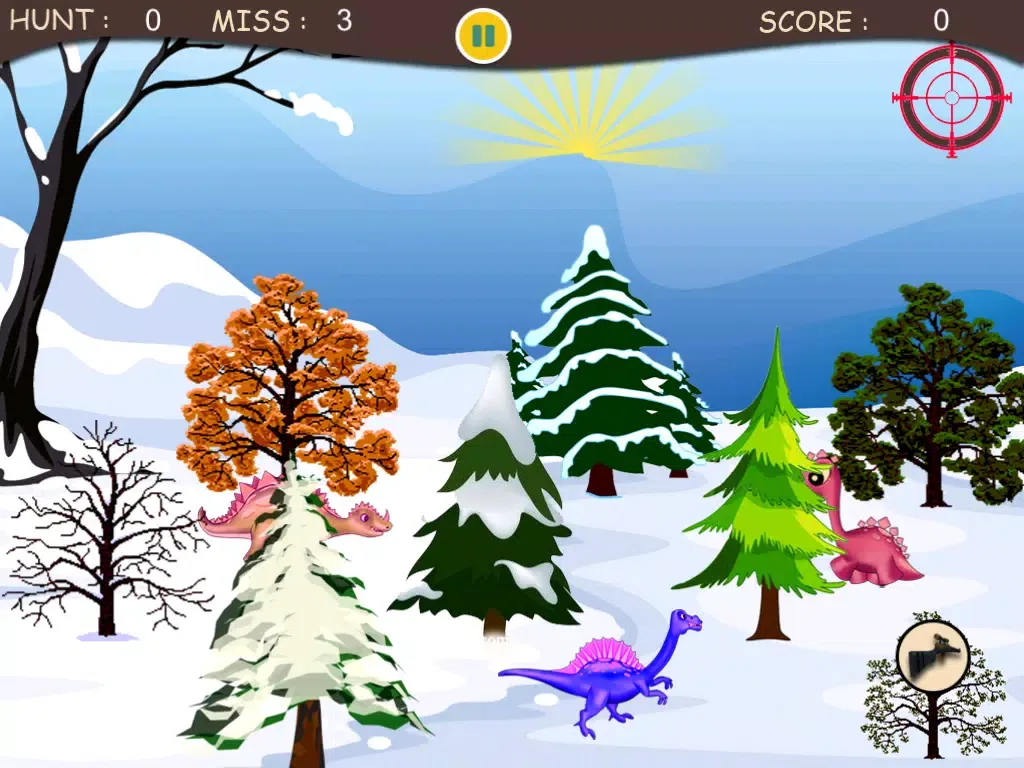 ภาพหน้าจอของ Shooting Adventure in Dinosaurs Park Pro : A Dino Hunter Games iPad 
