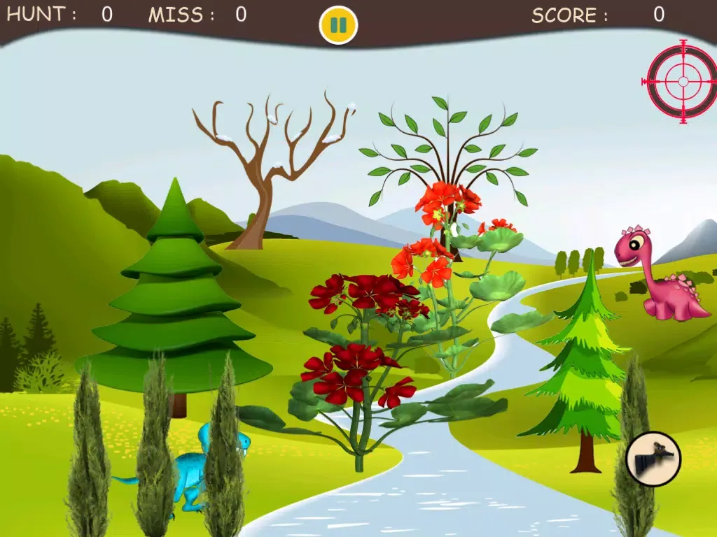 ภาพหน้าจอของ Shooting Adventure in Dinosaurs Park Pro : A Dino Hunter Games iPad 