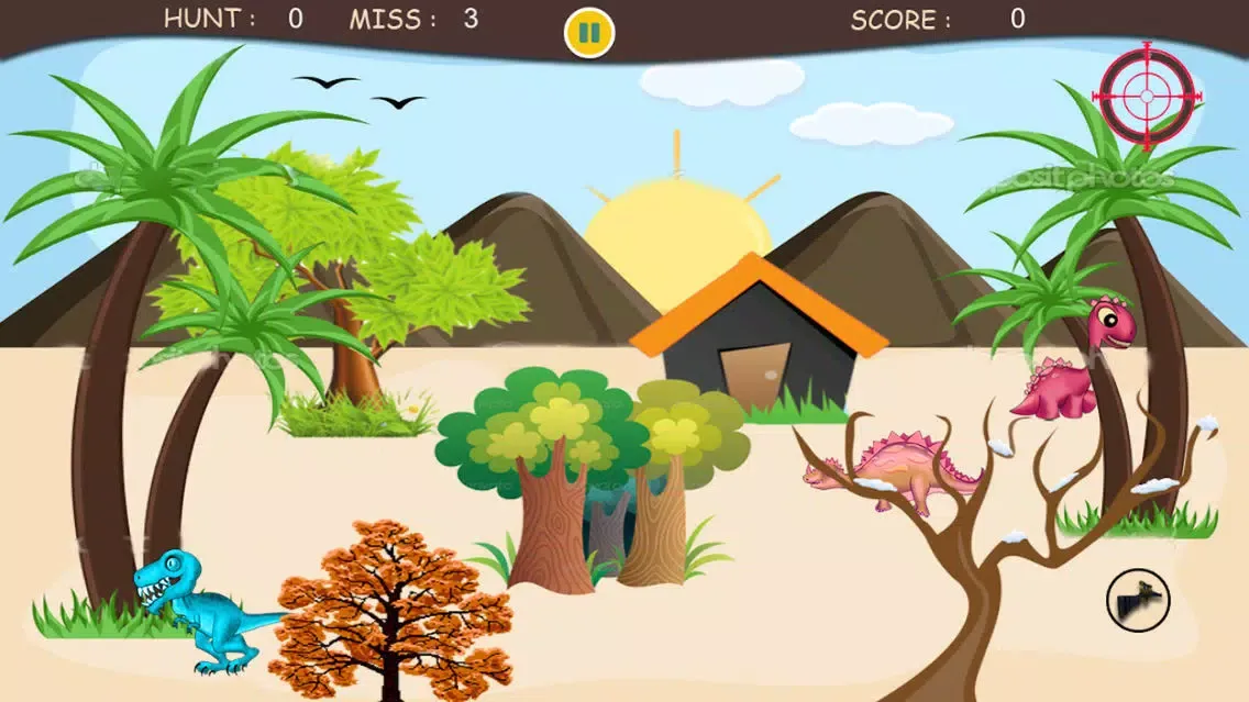 ภาพหน้าจอของ Shooting Adventure in Dinosaurs Park Pro : A Dino Hunter Games