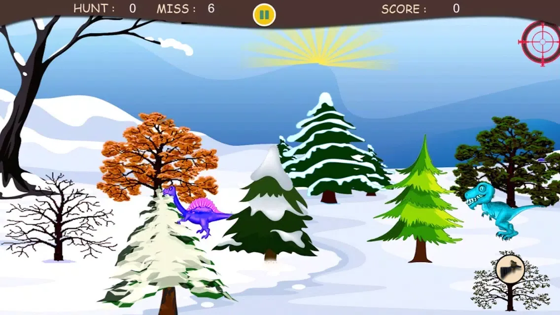 ภาพหน้าจอของ Shooting Adventure in Dinosaurs Park Pro : A Dino Hunter Games