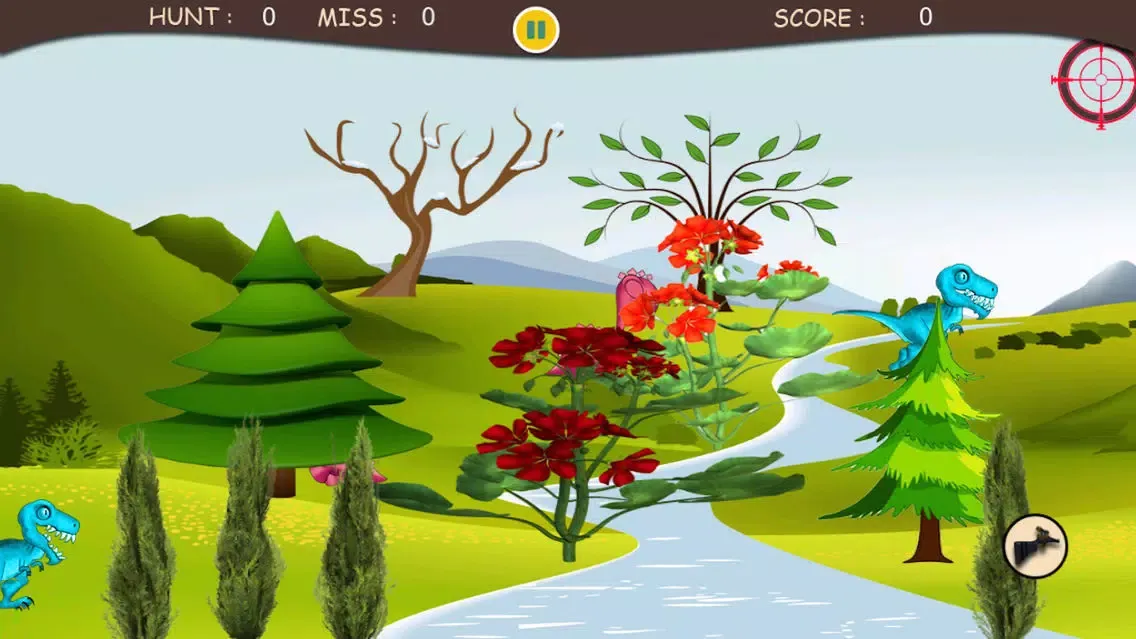 ภาพหน้าจอของ Shooting Adventure in Dinosaurs Park Pro : A Dino Hunter Games
