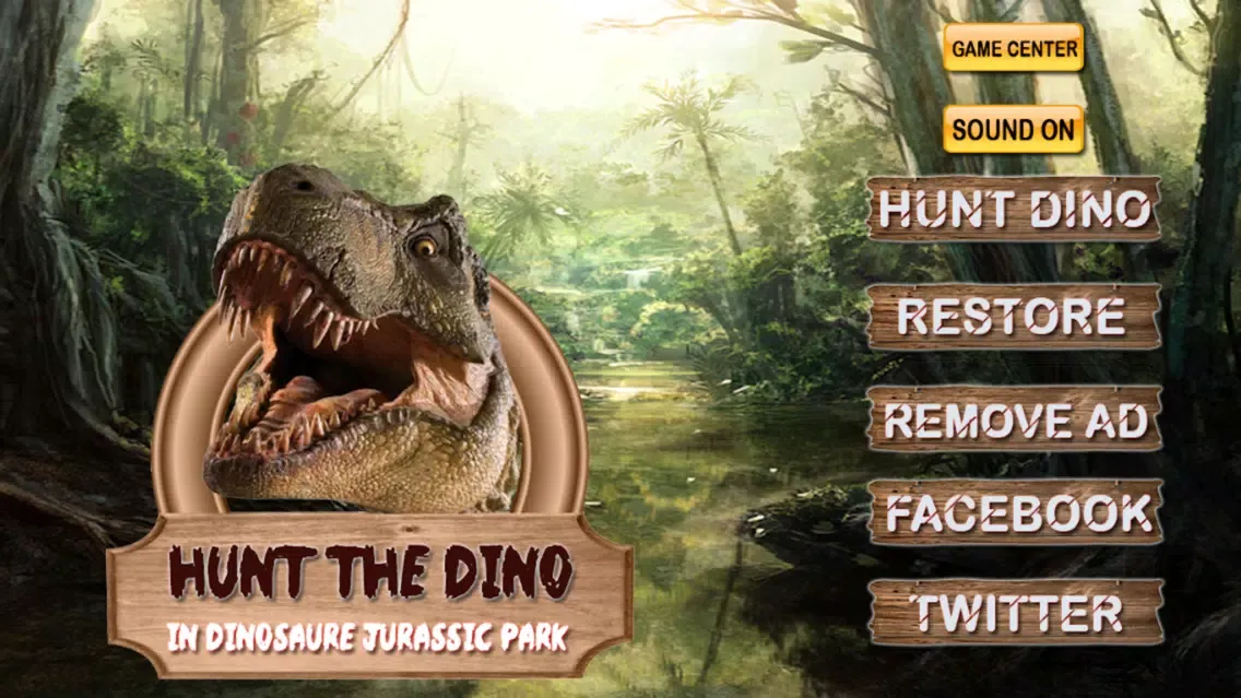 Hunt The Dino : In Dinosaurs Park pro应用截图