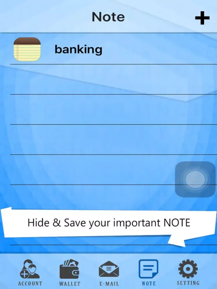 Secure Password Manager : Protect Your Password iPad 应用截图