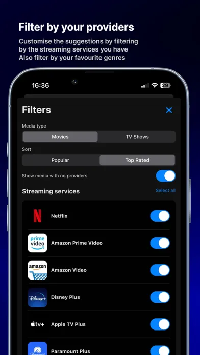 Скриншоты FLIX - Movies and TV