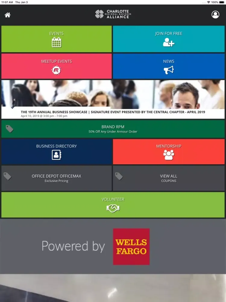 Скриншоты CLT Alliance App iPad 