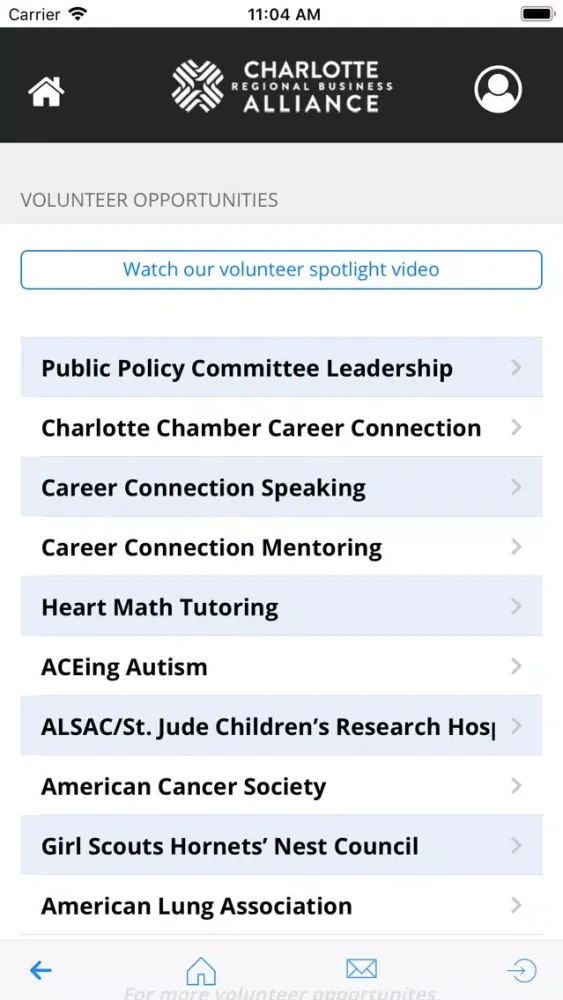 Скриншоты CLT Alliance App