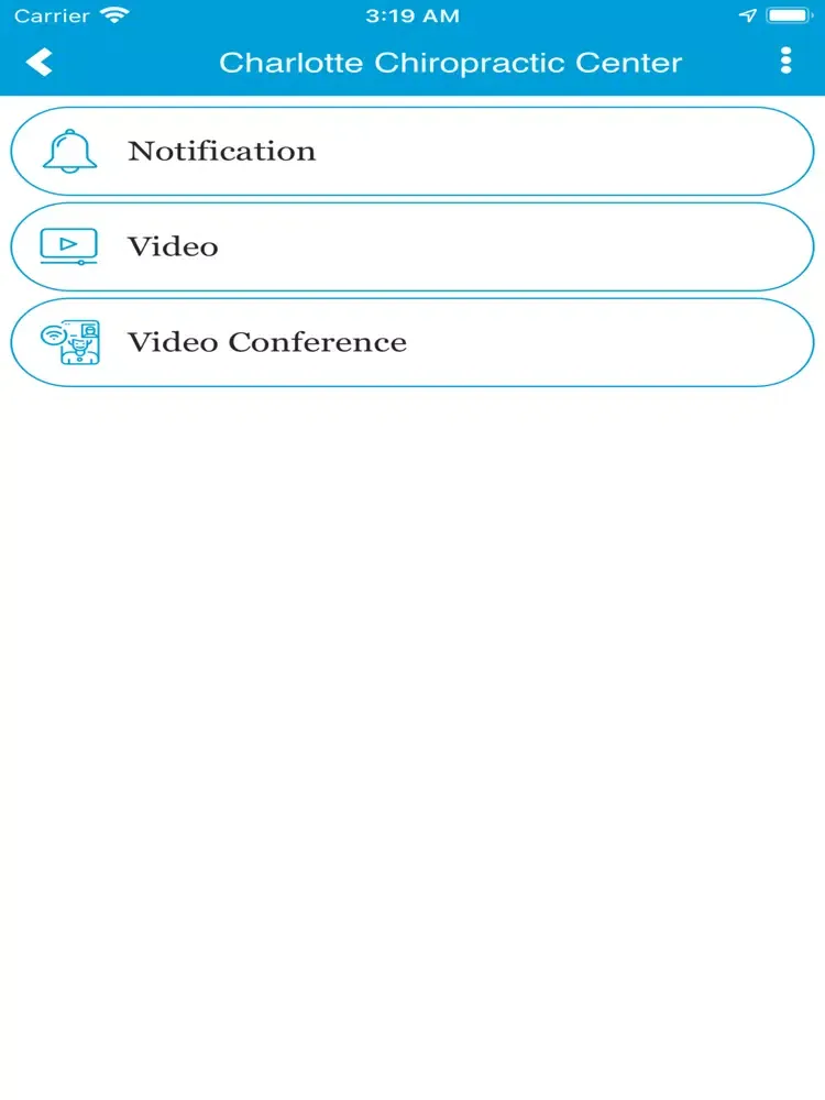Capturas de tela do Charlotte Chiropractic Center iPad 