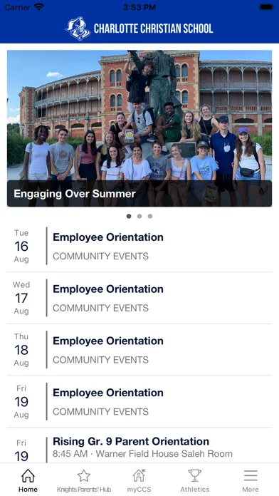 Charlotte Christian School Screenshots