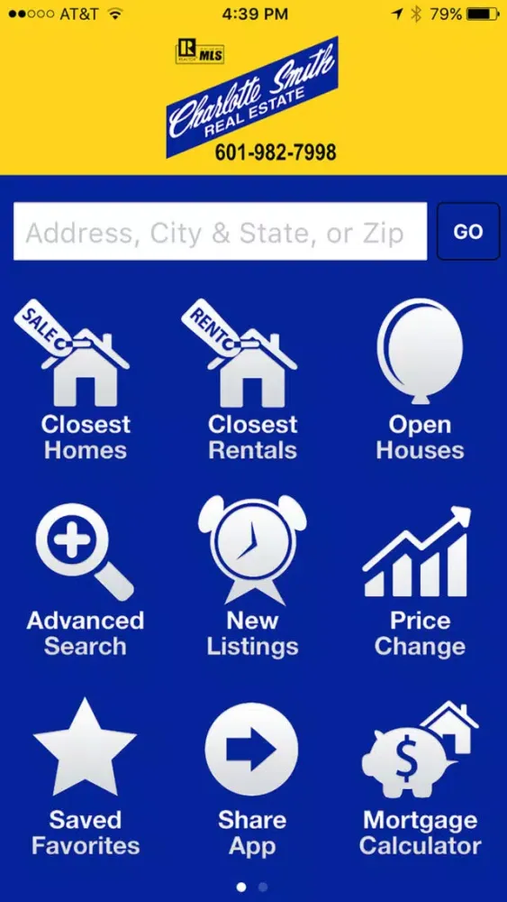 Capturas de tela do Charlotte Smith Real Estate, Inc