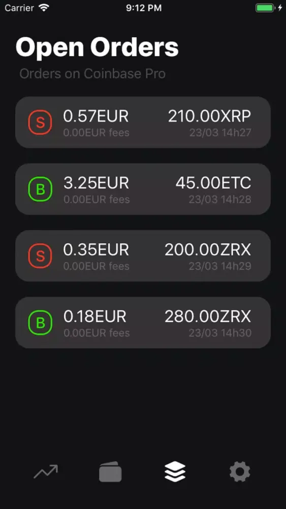 Coinbase Pro Unofficial Crypto应用截图