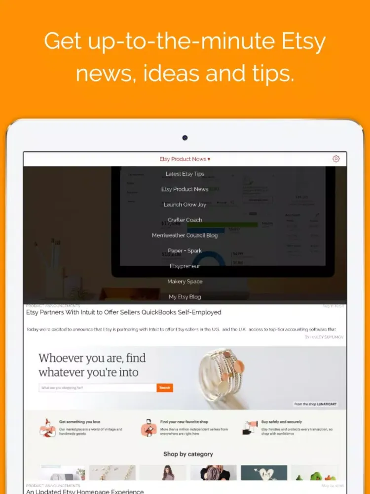 Capturas de pantalla de Pro Tips for Etsy Sellers iPad 