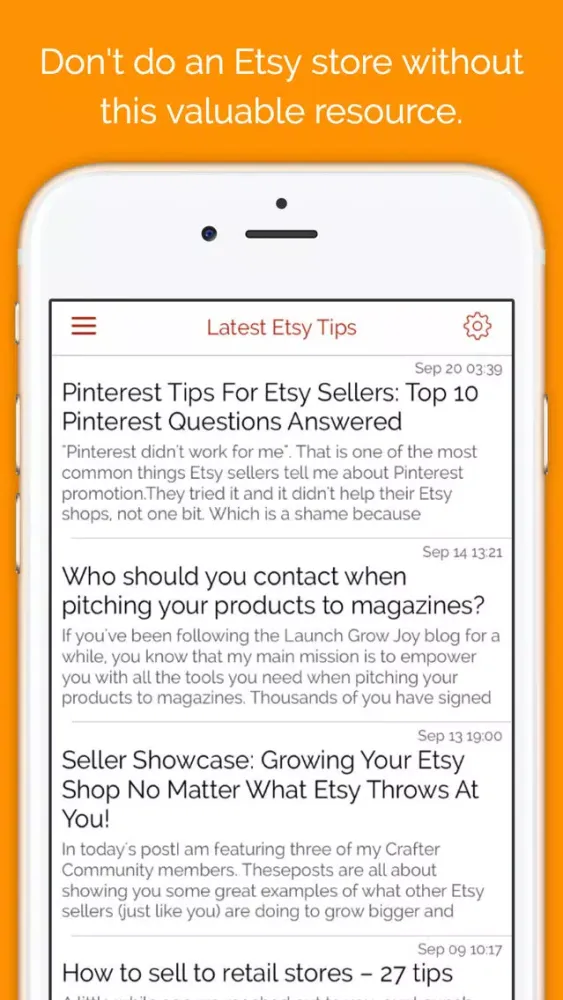 Capturas de pantalla de Pro Tips for Etsy Sellers