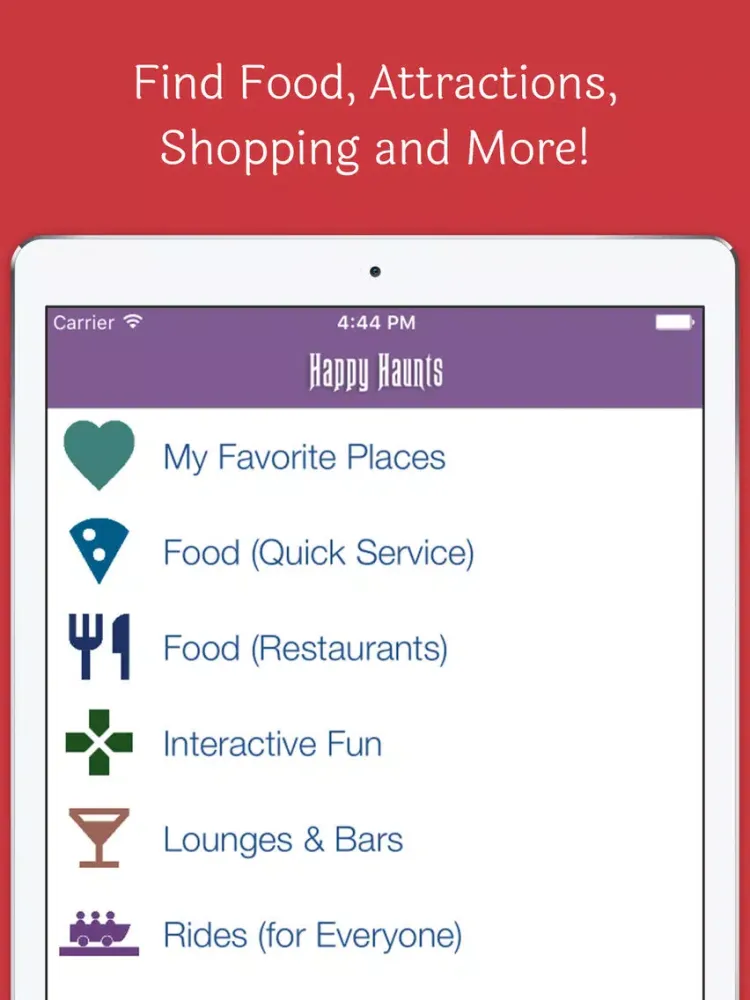 Capturas de pantalla de Happy Haunts: Disney World Edition iPad 
