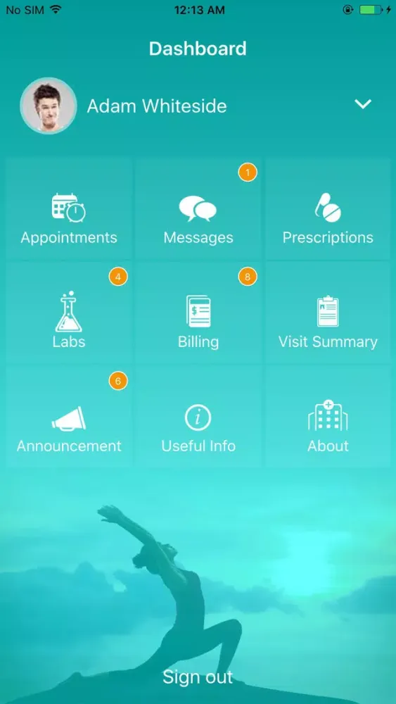 Nourish PHR Screenshots