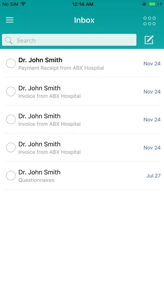 Nourish PHR Screenshots