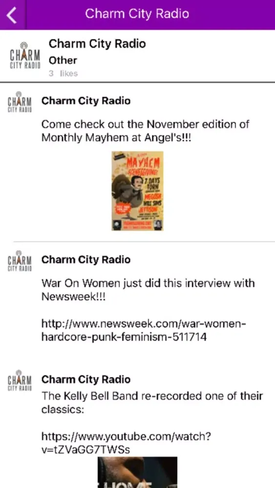 Charm City Radio Screenshots