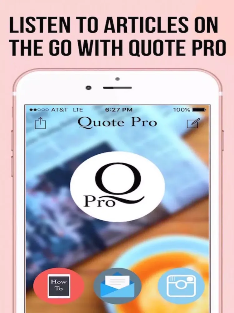 Quote Pro - The App that Reads iPad  سکرین شاٹس