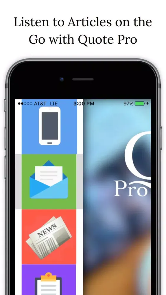 Quote Pro - The App that Reads سکرین شاٹس
