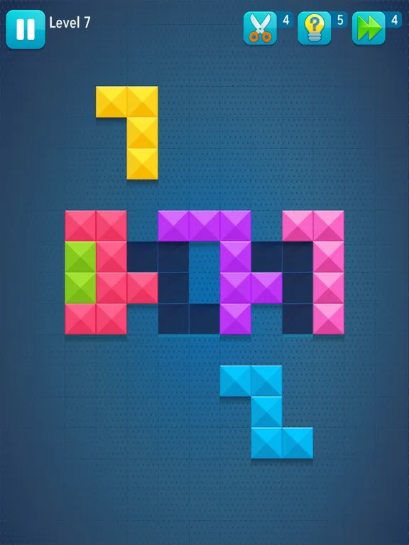 Fit The Blocks - Puzzle Crush iPad  スクリーンショット